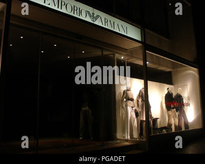 Facade of Store Emporio Armani S o Paulo Brazil Stock Photo Alamy