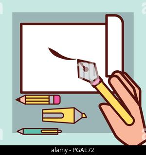 graphic design concept Stock Vector