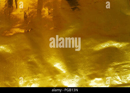 Gold Golden Foil Texture Background Stock Photo