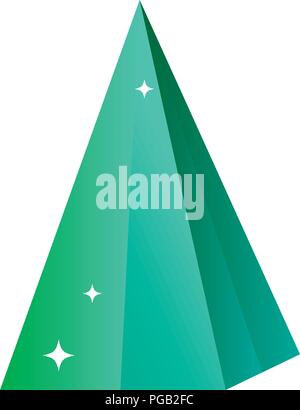 isometric ecology mountain natural style Stock Vector