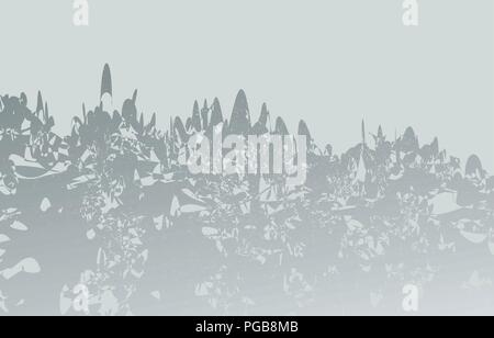 Abstract landscape vector background or illustration for covers, posters, websites, ads etc. Stock Vector