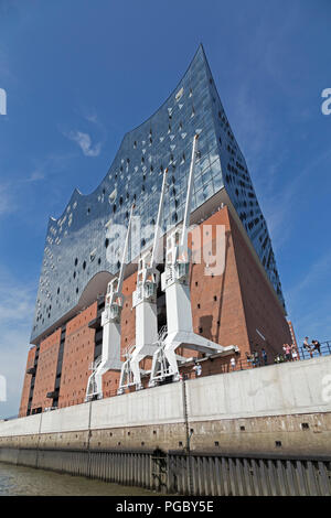 Elbe Philharmonic Hall, HafenCity (Harbour City), Hamburg, Germany Stock Photo