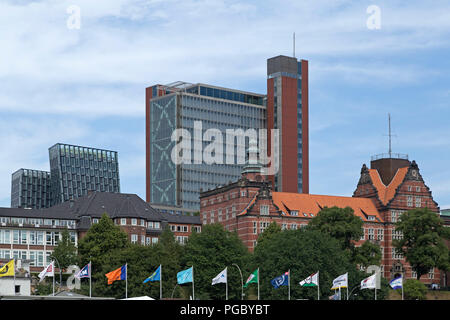 office buildings at the Harbour, Hamburg, Germany Stock Photo