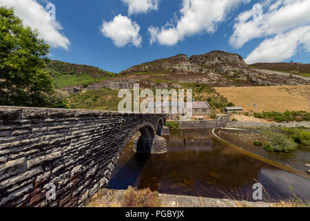 Elan Valley, Caban Coch Dam Stock Photo