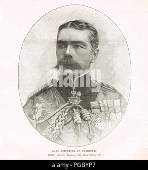 Field Marshal Horatio Herbert Kitchener, Lord Kitchener of Khartoum Stock Photo