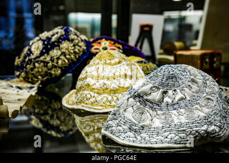 Italy Veneto Padova: Jewish museum - Kippah Stock Photo