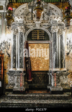 Italy Veneto Padova: Jewish museum - the synagogue Stock Photo