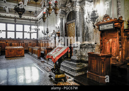 Italy Veneto Padova: Jewish museum - the synagogue Stock Photo