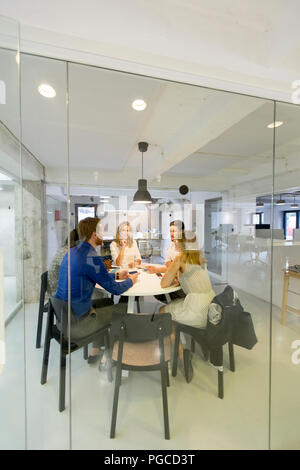 Modern business team developing the company's strategy at the office Stock Photo