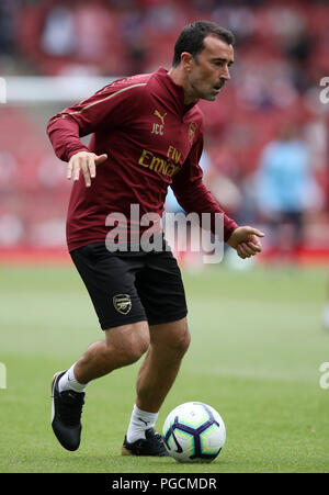 Arsenal's assistant head coach Juan Carlos Carcedo Stock Photo