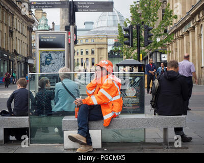 workman have a break from work Stock Photo