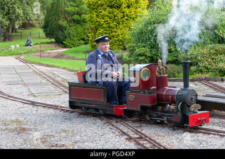 Strathaven, Scotland, UK. 25th August, 2018. Strathaven Miniature Railway at the  Strathaven Balloon Festival celebrating its 20th Anniversary and is held in the award winning John Hastie Park. Credit: Skully/Alamy Live News Stock Photo