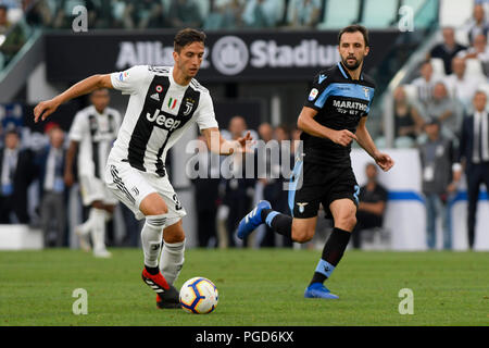 Allianz Stadium, Turin, Italy. 25th Aug, 2018. Serie A football, Juventus versus Lazio; Credit: Action Plus Sports/Alamy Live News Stock Photo