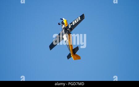 Rhyl, UK. 25th Aug, 2018. Rhyl,UK Rhyl Airshow celebrates 10th Anniversary with weekend of flying displays from the Raf credit Ian Fairbrother/Alamy Live news Credit: IAN Fairbrother/Alamy Live News Stock Photo