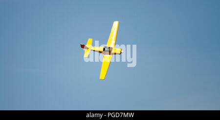 Rhyl, UK. 25th Aug, 2018. Rhyl,UK Rhyl Airshow celebrates 10th Anniversary with weekend of flying displays from the Raf credit Ian Fairbrother/Alamy Live news Credit: IAN Fairbrother/Alamy Live News Stock Photo