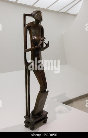 New York City, New York, USA. 16th June, 2018. ''Hands Holding the Void [Invisible Object]''/''Mains tenant le vide [L'Objet invisible]'' (1934), bronze cast 1954-55, by Alberto Giacometti. Credit: Serena Hsu/ZUMA Wire/Alamy Live News Stock Photo
