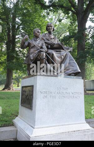 Monument to North Carolina Women of the Confederacy Stock Photo