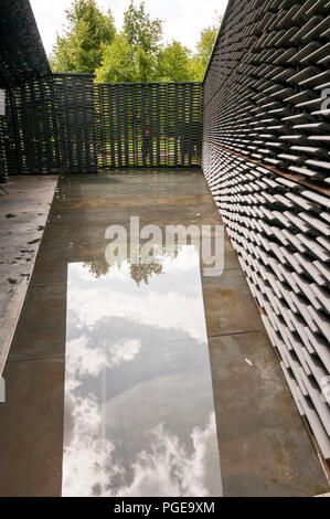 The 2018 Serpentine Gallery Pavillion designed by Frida Escobedo. Stock Photo