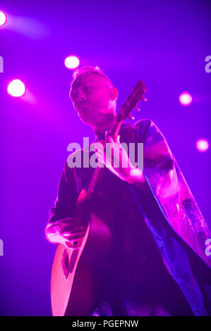 English electronic music duo Basement Jaxx performing at the Night Of The Proms, in Antwerp (Belgium, 14/11/2015) Stock Photo