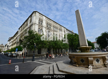 Saint Stephen square, Budapest, Hungary Stock Photo