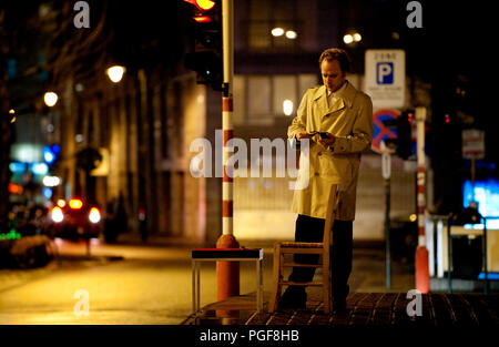 the 'Bezette Stad / Ville Occupée' theatre production from the KVS, Koninklijke Vlaamse Schouwburg, directed by Ruud Gielens (Belgium, 23/02/2010) Stock Photo