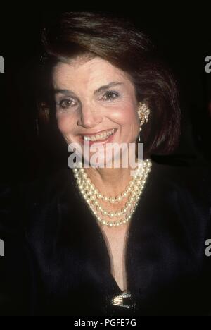 Jacqueline Kennedy Onassis 1988 Photo By Adam Scull/PHOTOlink.net /MediaPunch Stock Photo