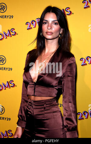 Red Carpet Arrivals for the Opening Night at the Inaugural 'Refinery29's 29rooms: Turn It Into Art' Event in Chicago, IL, USA on July 25, 2018  Featuring: Emily Ratajkowski Where: Chicago, Illinois, United States When: 25 Jul 2018 Credit: Adam Bielawski/WENN.com Stock Photo
