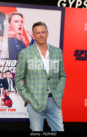 'The Spy Who Dumped Me' Premiere at the Village Theater on July 25, 2018 in Westwood, CA  Featuring: Jason Cloth Where: Westwood, California, United States When: 26 Jul 2018 Credit: Nicky Nelson/WENN.com Stock Photo