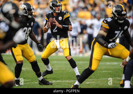 Pittsburgh, USA. 30th Aug 2018. August 30th, 2018: Steelers #14 Tevin Jones  during the Pittsburgh Steelers vs Carolina Panthers game at Heinz Field in  Pittsburgh, PA. Jason Pohuski/CSM Credit: Cal Sport Media/Alamy