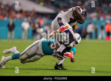 Miami Gardens, Florida, USA. 25th Aug, 2018. Miami Dolphins