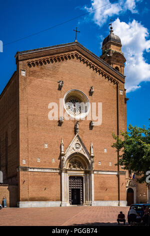 Seina is a city in Tuscany, Italy. The historic centre of Siena has been declared by UNESCO a World Heritage Site Stock Photo