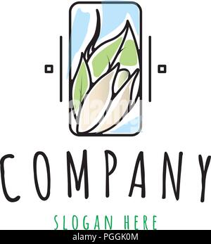 Pistachio vector logo image Stock Vector