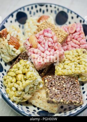 Korean traditional snacks Sweet Rice Puffs , Gangjeong Stock Photo