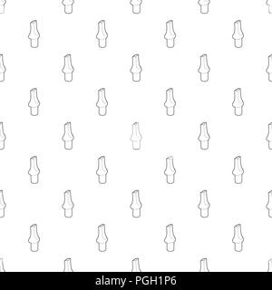 Mouthpiece icon, outline style Stock Vector