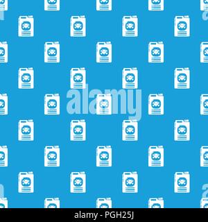 Canister pattern vector seamless blue Stock Vector
