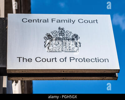 Central Family Court and Court of Protection in High Holborn Central London - Central London Family Courts Stock Photo