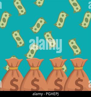 Money savings and investment Stock Vector