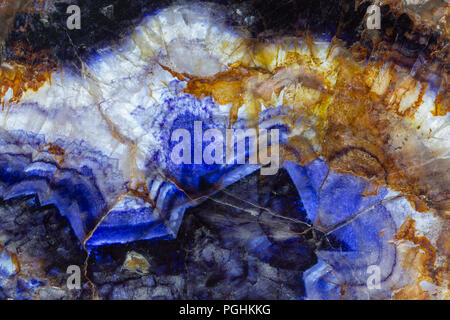 Blue John Slice Stock Photo