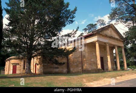 BERRIMA COURT HOUSE (b1838) NEW SOUTH WALES, AUSTRALIA Stock Photo