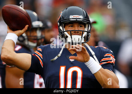 August 25, 2018: Chicago, Illinois, U.S. - Bears #30 Benny Cunningham in  action during the NFL Game