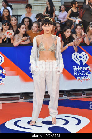 Toronto, ON, USA. 26th Aug, 2018. 26 August 2018 - Toronto, Ontario, Canada. Halsey arrives at the 2018 iHeartRadio MuchMusic Video Awards at MuchMusic HQ. Photo Credit: Brent Perniac/AdMedia Credit: Brent Perniac/AdMedia/ZUMA Wire/Alamy Live News Stock Photo