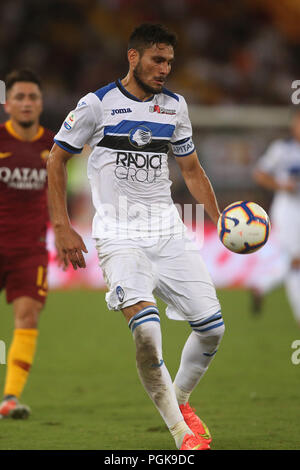 Rome, Italy. 27th Aug, 2018. 27.08.2018. Stadio Olimpico, Rome, Italy. SERIE A: PALOMINO in action during the ITALIAN SERIE A match between A.S. ROMA V ATALANTA at Stadio Olimpico in Rome. Credit: Independent Photo Agency/Alamy Live News Stock Photo