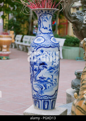 Traditional ceramic incense burner Stock Photo