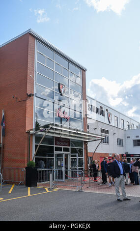The Vitality Stadium , formerly known as Dean Court in Kings Park home of AFC Bournemouth , 25 Aug 2018
