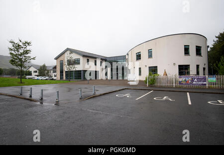 Arran High School in Lamlash, Isle of Arran, Scotland built under ...