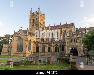 The priory of Great Malvern, Worcestershire, England, UK Stock Photo