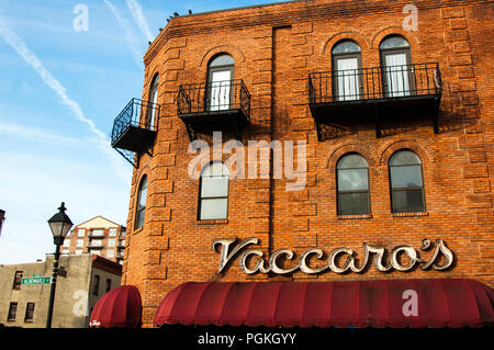 Vaccaro's Italian Pastry Shop in Little Italy, Baltimore, Maryland. Stock Photo
