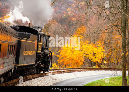 Western Maryland Scenic Railroad. Stock Photo