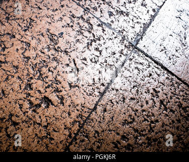 Red marble floor in an Italian city Stock Photo