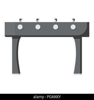 Table football icon in pattern Stock Vector